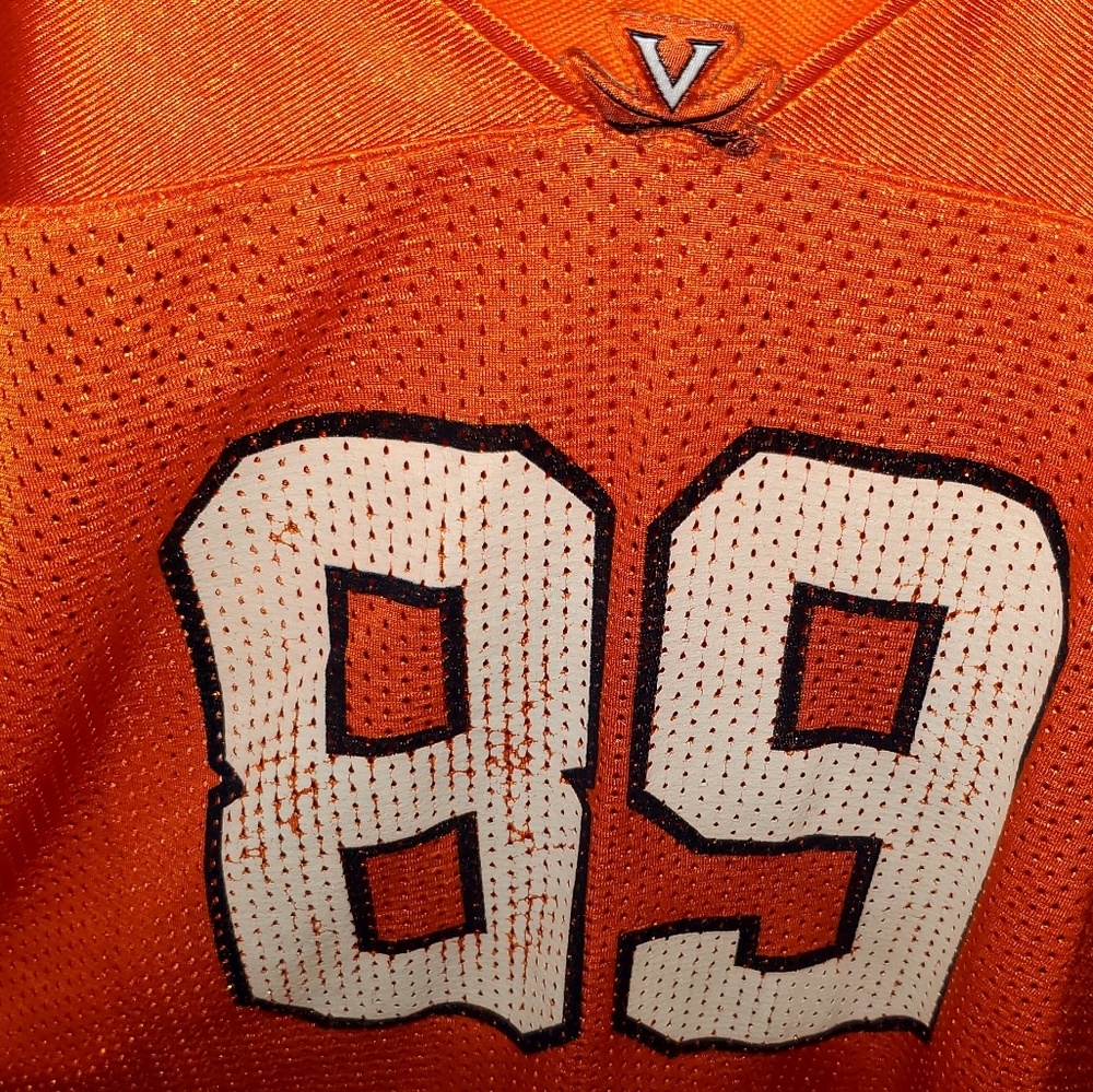 USED Youth S - NCAA Virginia Cavaliers # 89 Nike Football Jersey